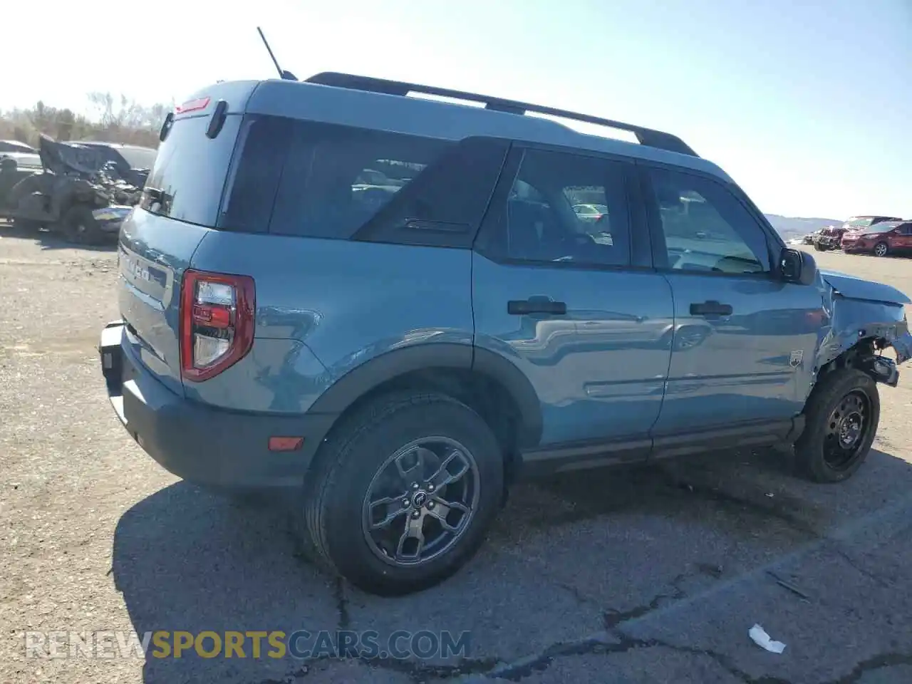 3 Photograph of a damaged car 3FMCR9B66MRA63985 FORD BRONCO 2021
