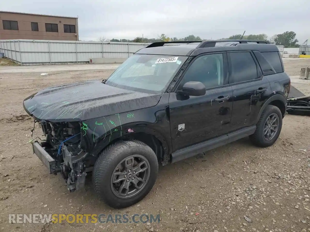1 Photograph of a damaged car 3FMCR9B66MRA73383 FORD BRONCO 2021