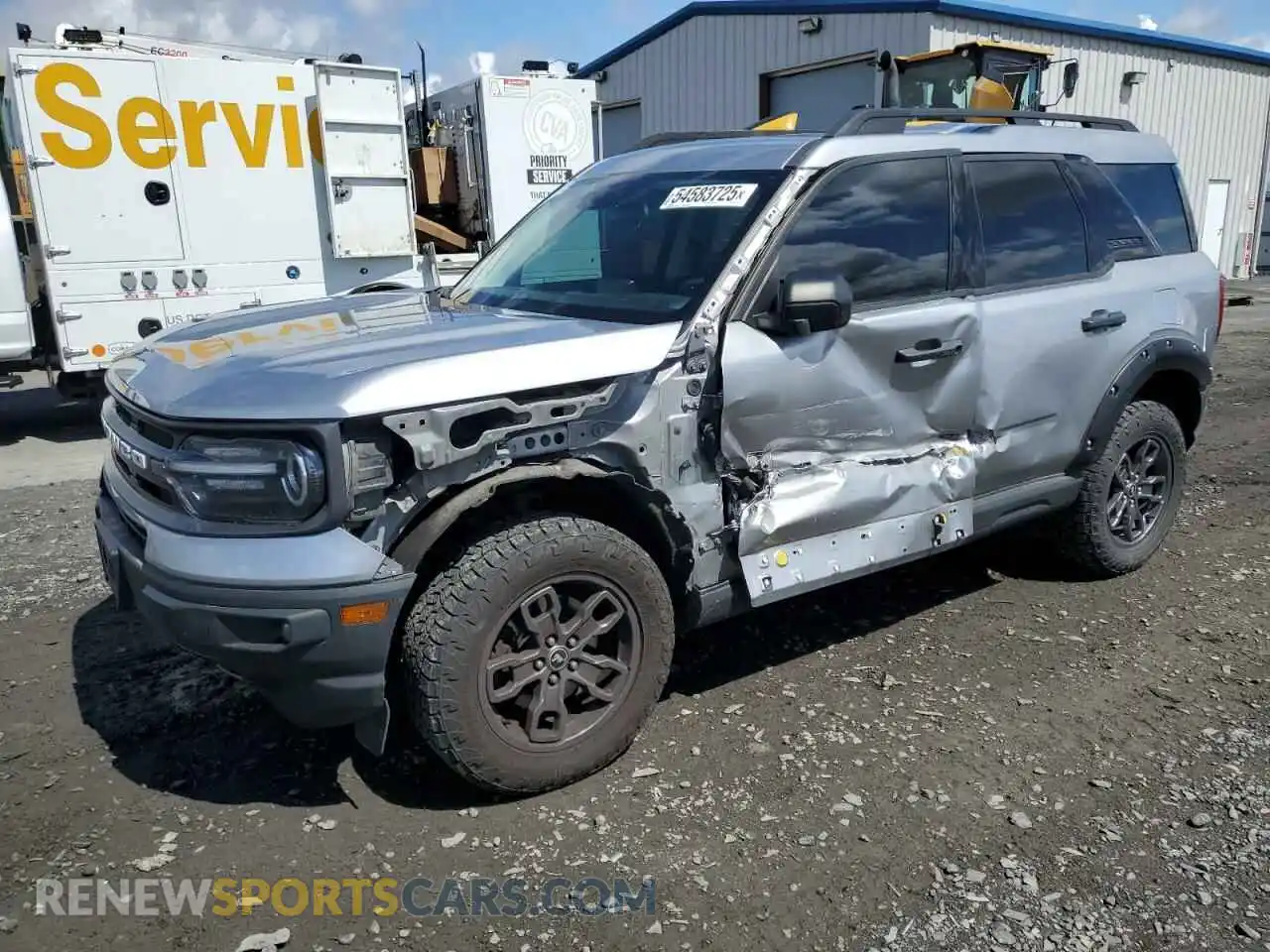 1 Photograph of a damaged car 3FMCR9B66MRA84822 FORD BRONCO 2021