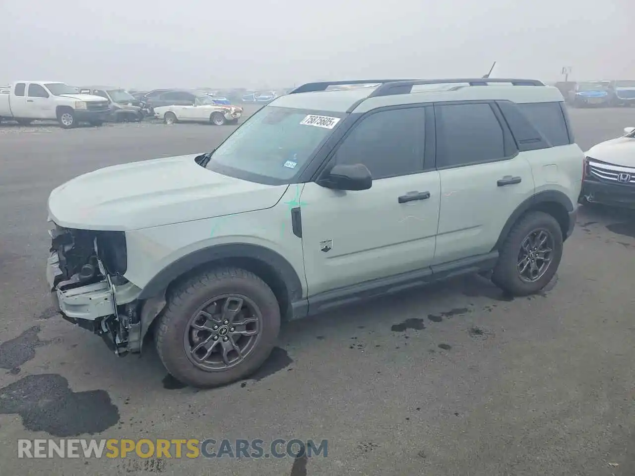 1 Photograph of a damaged car 3FMCR9B66MRB03322 FORD BRONCO 2021