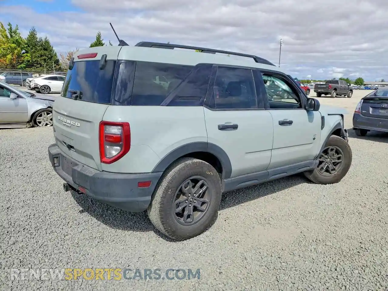 3 fotografías del automóvil dañado 3FMCR9B67MRA10891 FORD BRONCO 2021