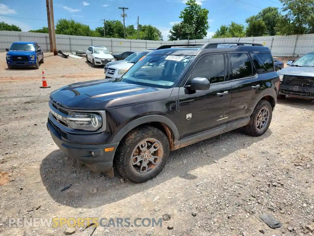 1 Photograph of a damaged car 3FMCR9B67MRA26010 FORD BRONCO 2021