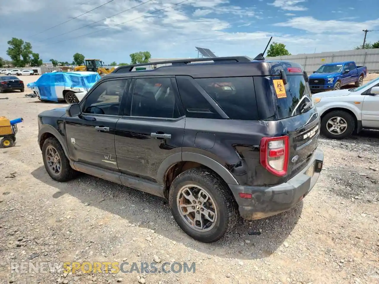 2 Photograph of a damaged car 3FMCR9B67MRA26010 FORD BRONCO 2021