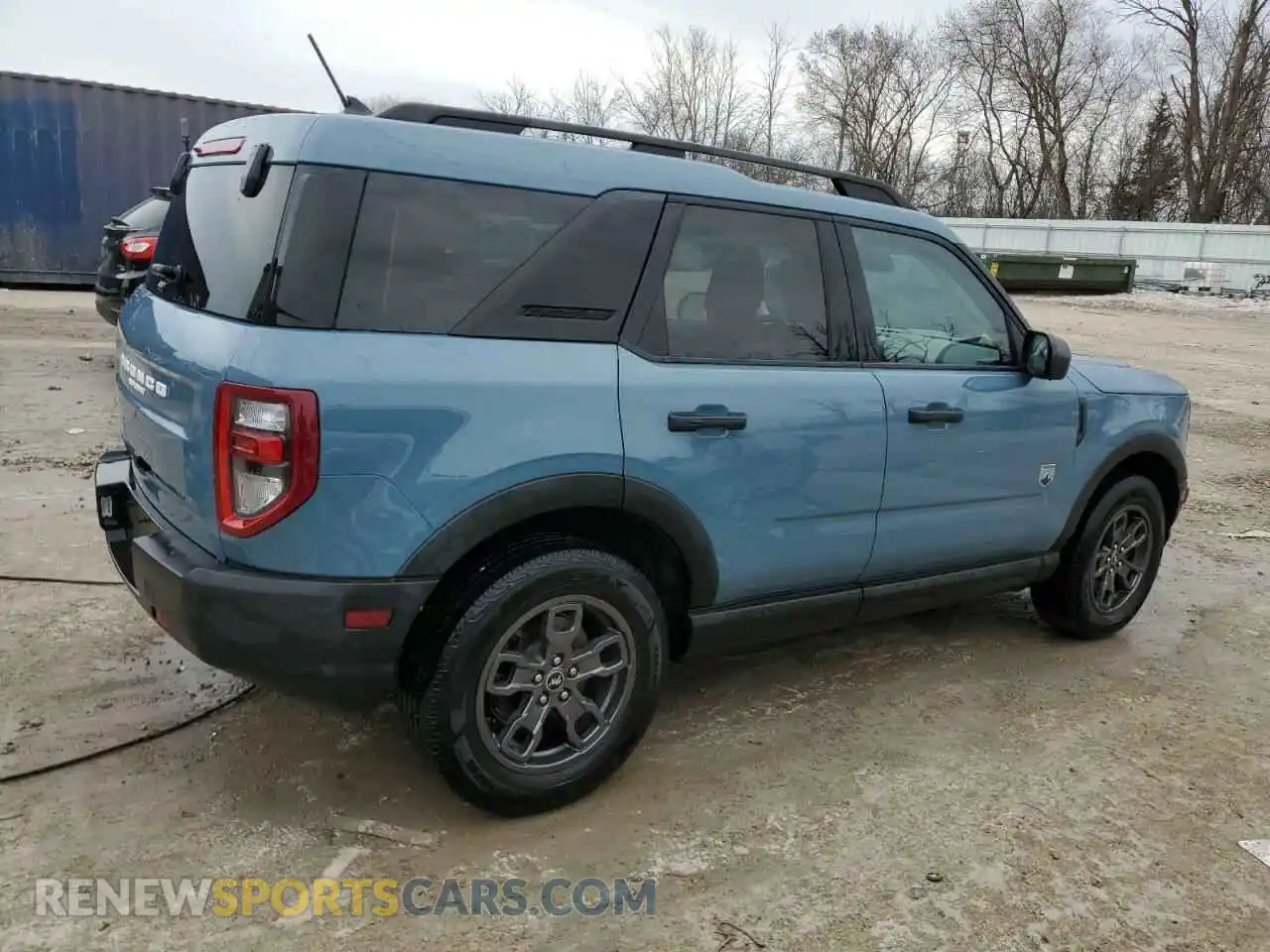3 Photograph of a damaged car 3FMCR9B67MRA70623 FORD BRONCO 2021