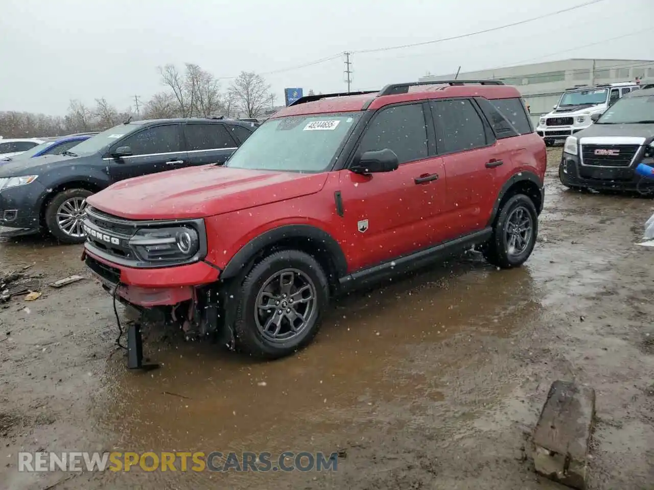 1 Photograph of a damaged car 3FMCR9B67MRA99572 FORD BRONCO 2021
