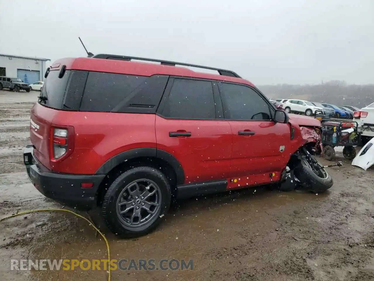 3 Photograph of a damaged car 3FMCR9B67MRA99572 FORD BRONCO 2021