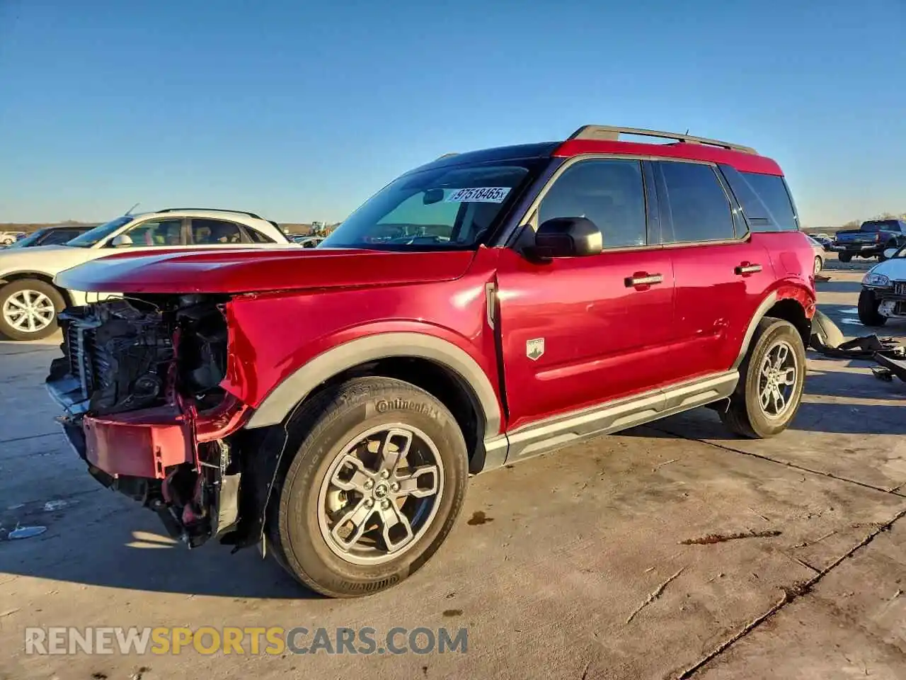 1 Photograph of a damaged car 3FMCR9B68MRA39557 FORD BRONCO 2021