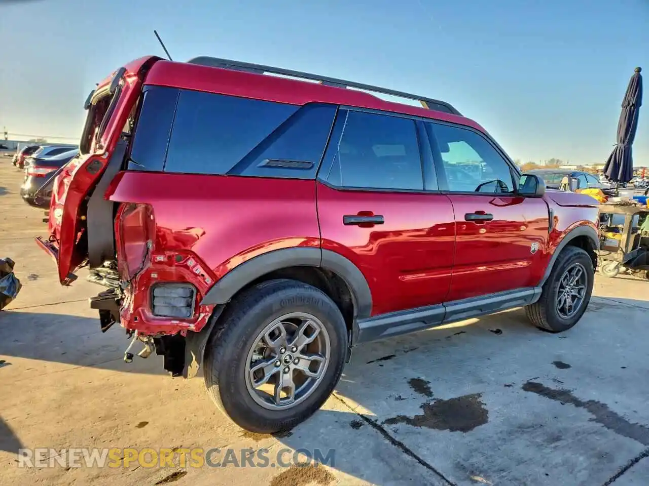 3 Photograph of a damaged car 3FMCR9B68MRA39557 FORD BRONCO 2021