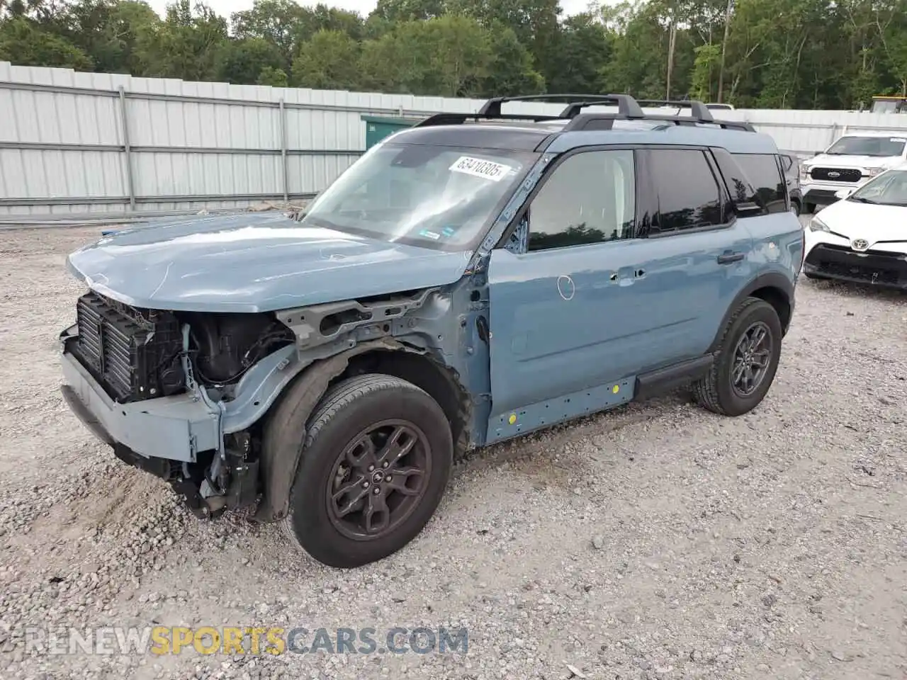 1 Photograph of a damaged car 3FMCR9B69MRA38868 FORD BRONCO 2021