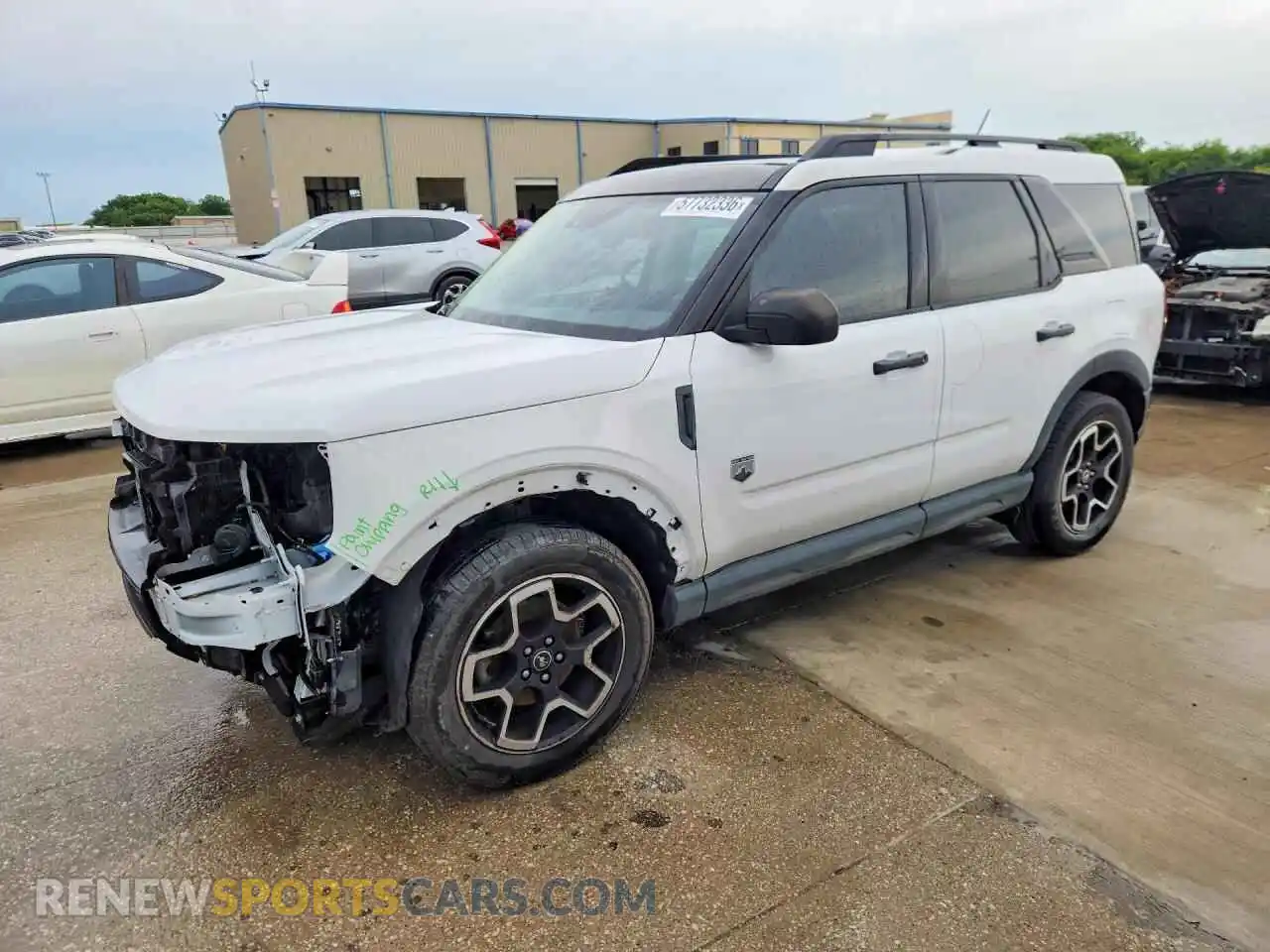 1 Photograph of a damaged car 3FMCR9B69MRA52642 FORD BRONCO 2021