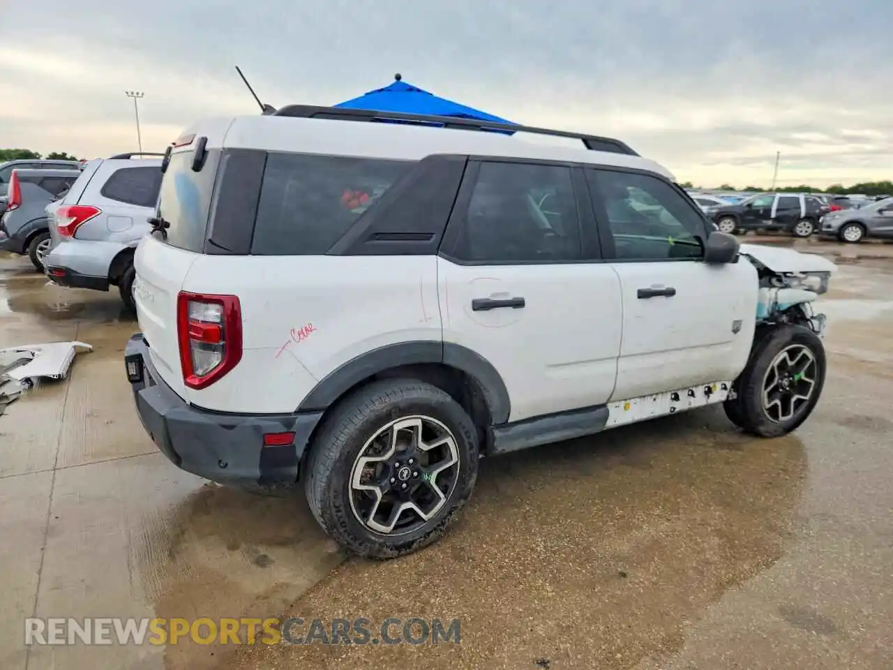 3 Photograph of a damaged car 3FMCR9B69MRA52642 FORD BRONCO 2021