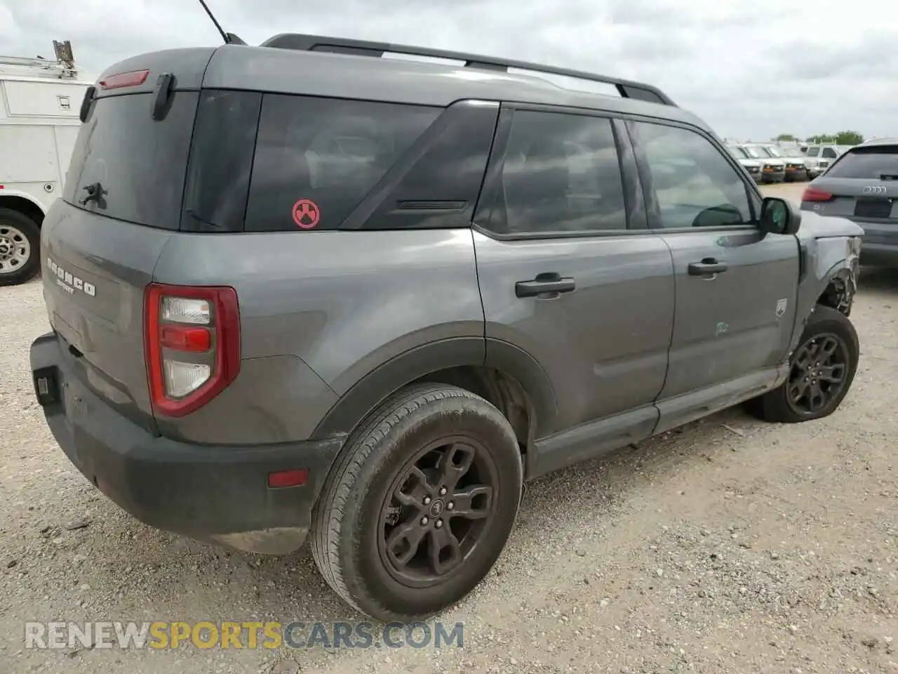 3 Photograph of a damaged car 3FMCR9B69MRA63494 FORD BRONCO 2021