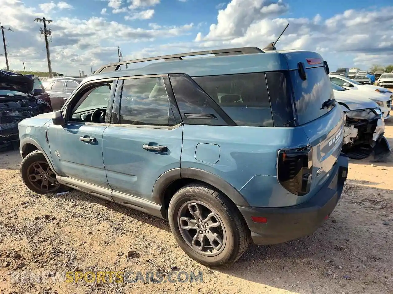 2 Photograph of a damaged car 3FMCR9B69MRA83955 FORD BRONCO 2021
