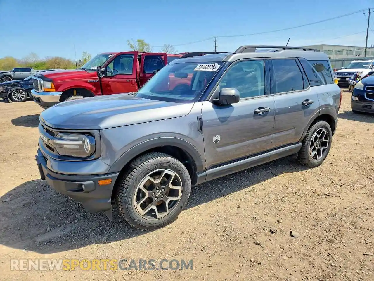 1 Photograph of a damaged car 3FMCR9B69MRB09549 FORD BRONCO 2021
