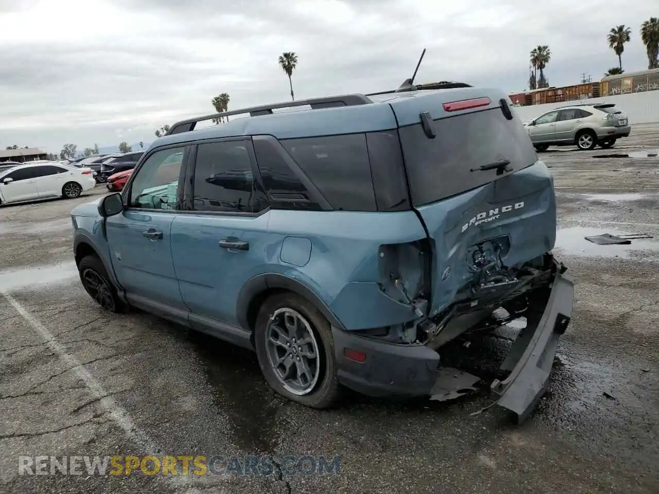 2 Photograph of a damaged car 3FMCR9B69MRB20633 FORD BRONCO 2021