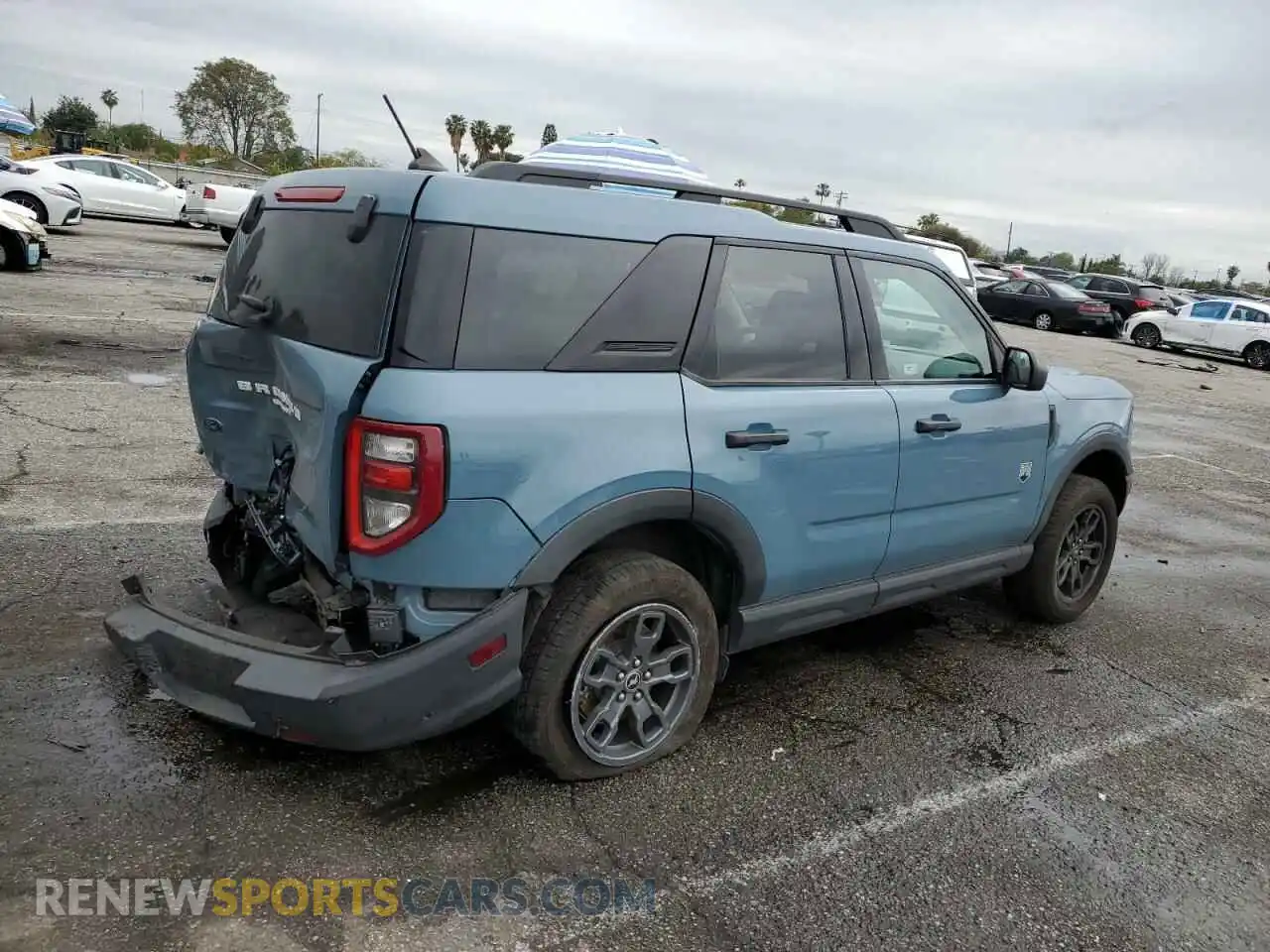 3 Photograph of a damaged car 3FMCR9B69MRB20633 FORD BRONCO 2021
