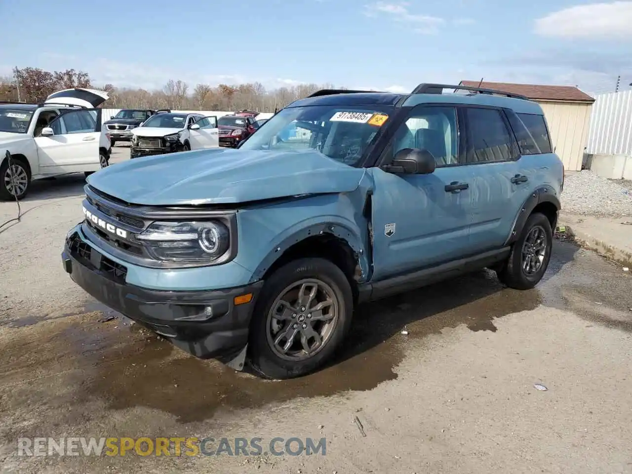 1 Photograph of a damaged car 3FMCR9B69MRB33592 FORD BRONCO 2021