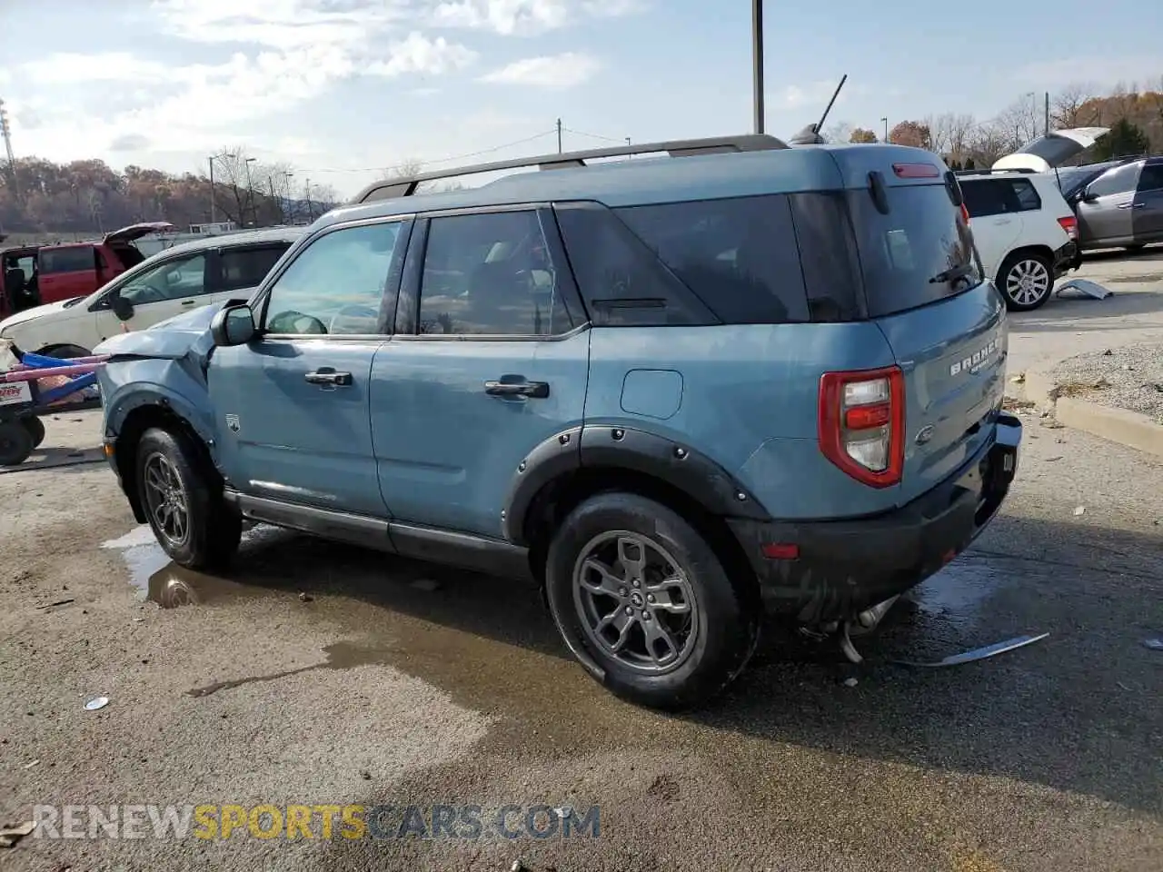 2 Photograph of a damaged car 3FMCR9B69MRB33592 FORD BRONCO 2021