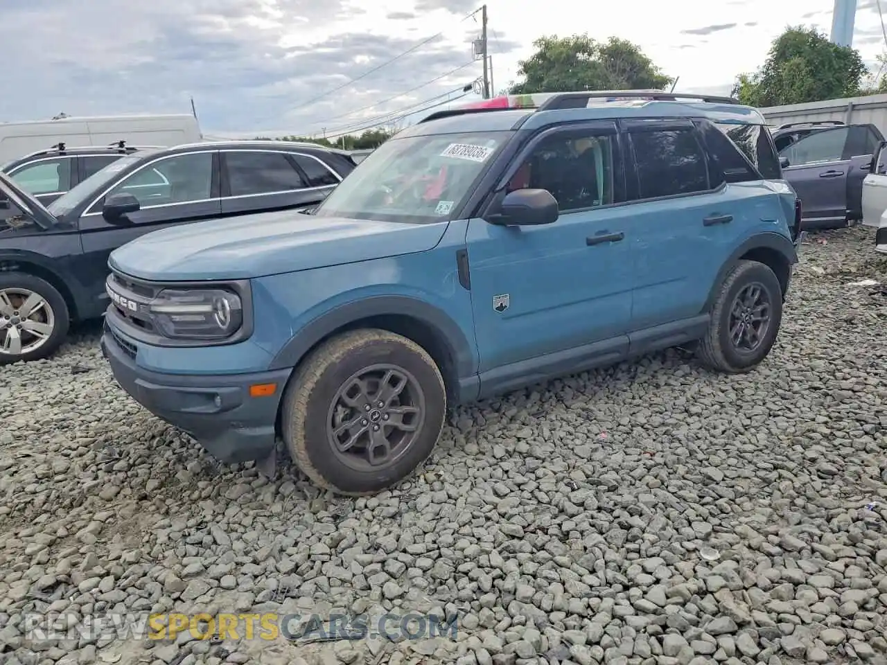 1 Photograph of a damaged car 3FMCR9B6XMRA15941 FORD BRONCO 2021