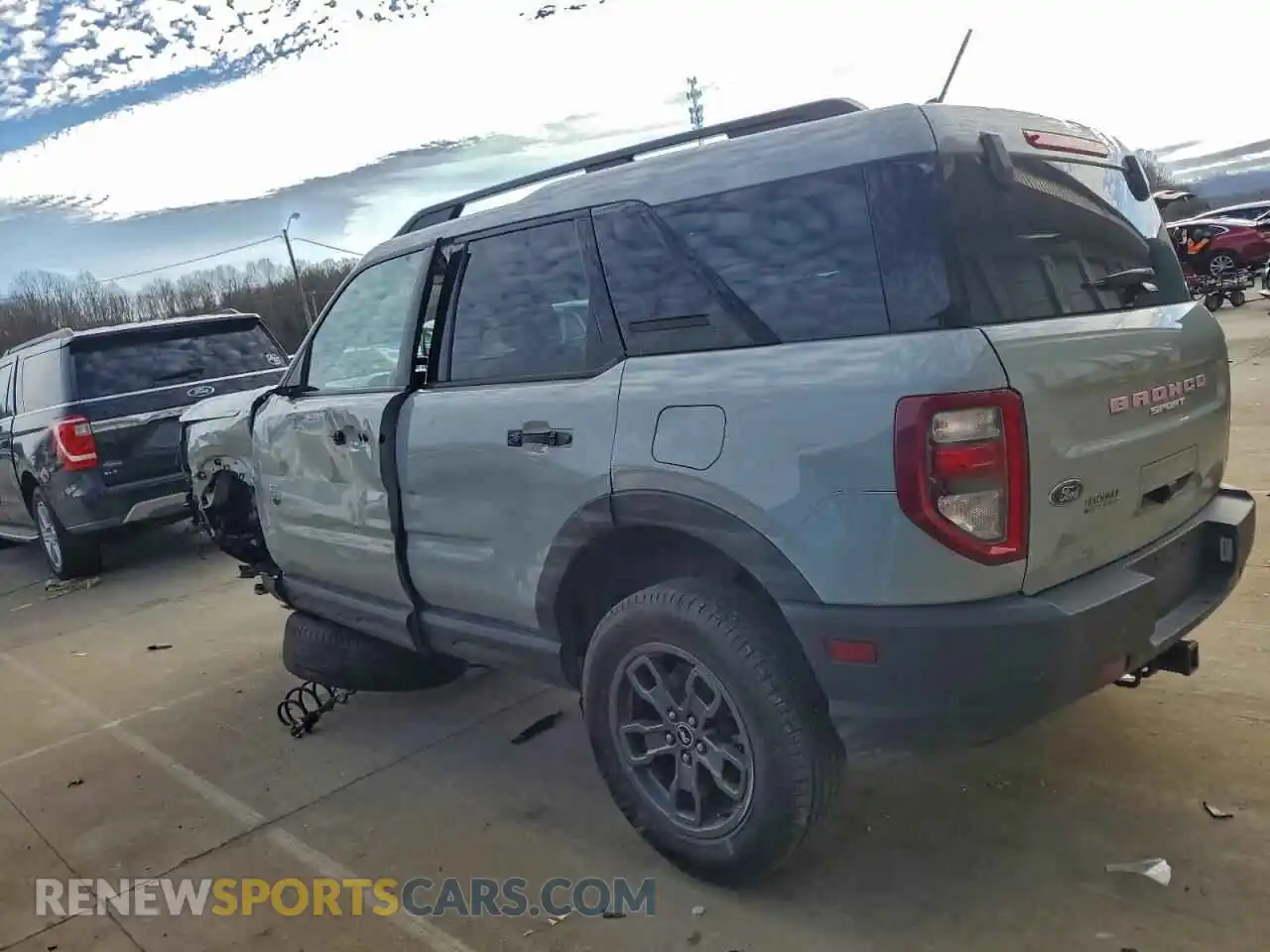 2 Photograph of a damaged car 3FMCR9B6XMRA43349 FORD BRONCO 2021