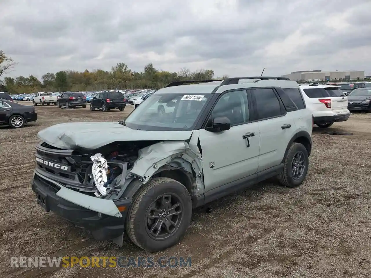 1 Photograph of a damaged car 3FMCR9B6XMRA60720 FORD BRONCO 2021