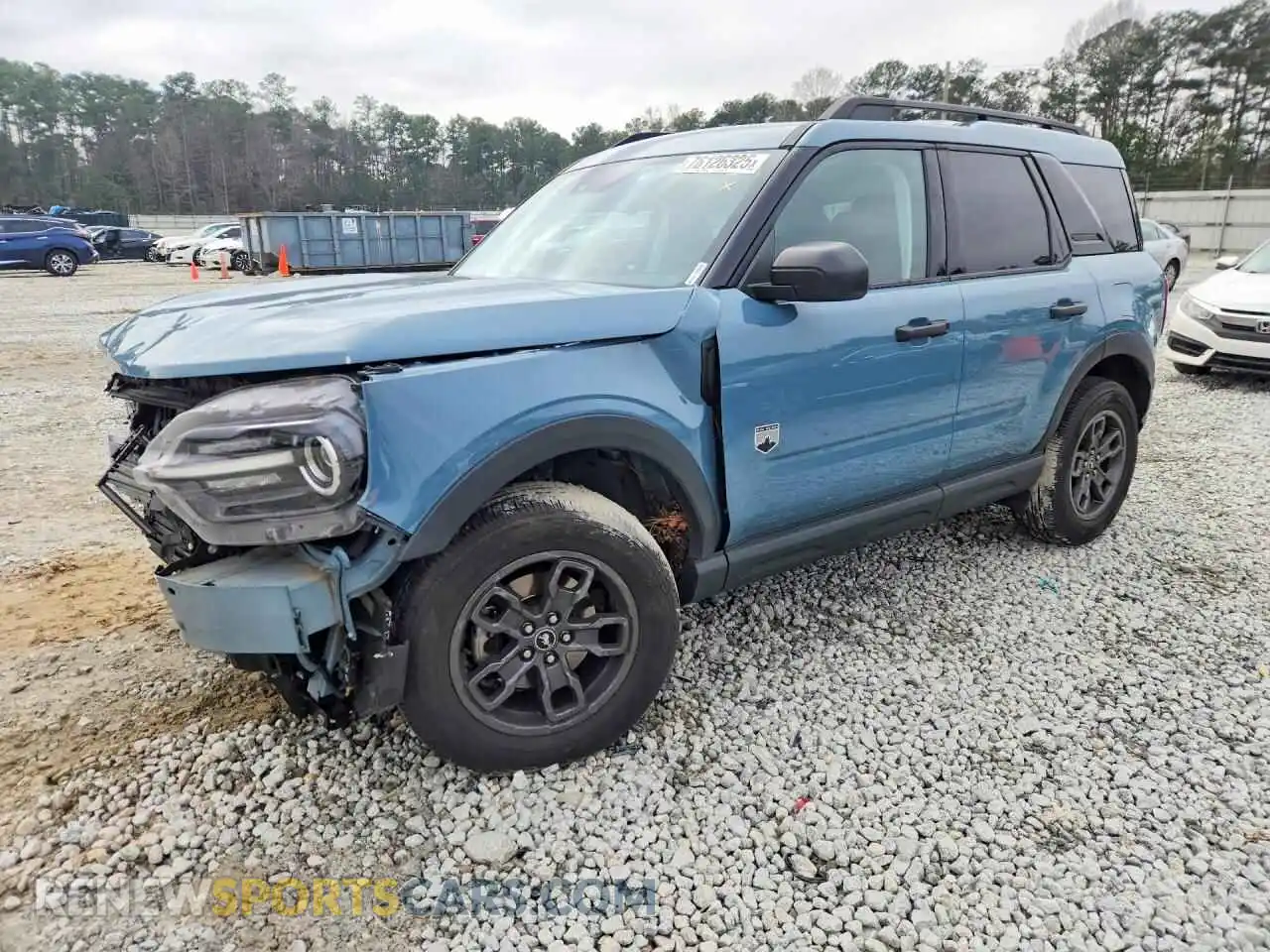 1 Photograph of a damaged car 3FMCR9B6XMRA75427 FORD BRONCO 2021