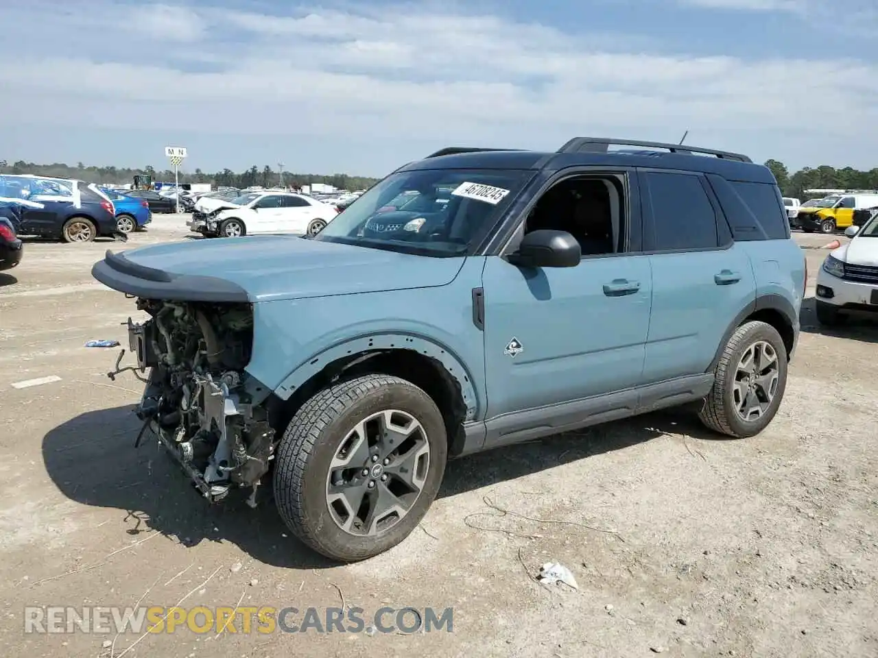 1 Photograph of a damaged car 3FMCR9C60MRA14196 FORD BRONCO 2021