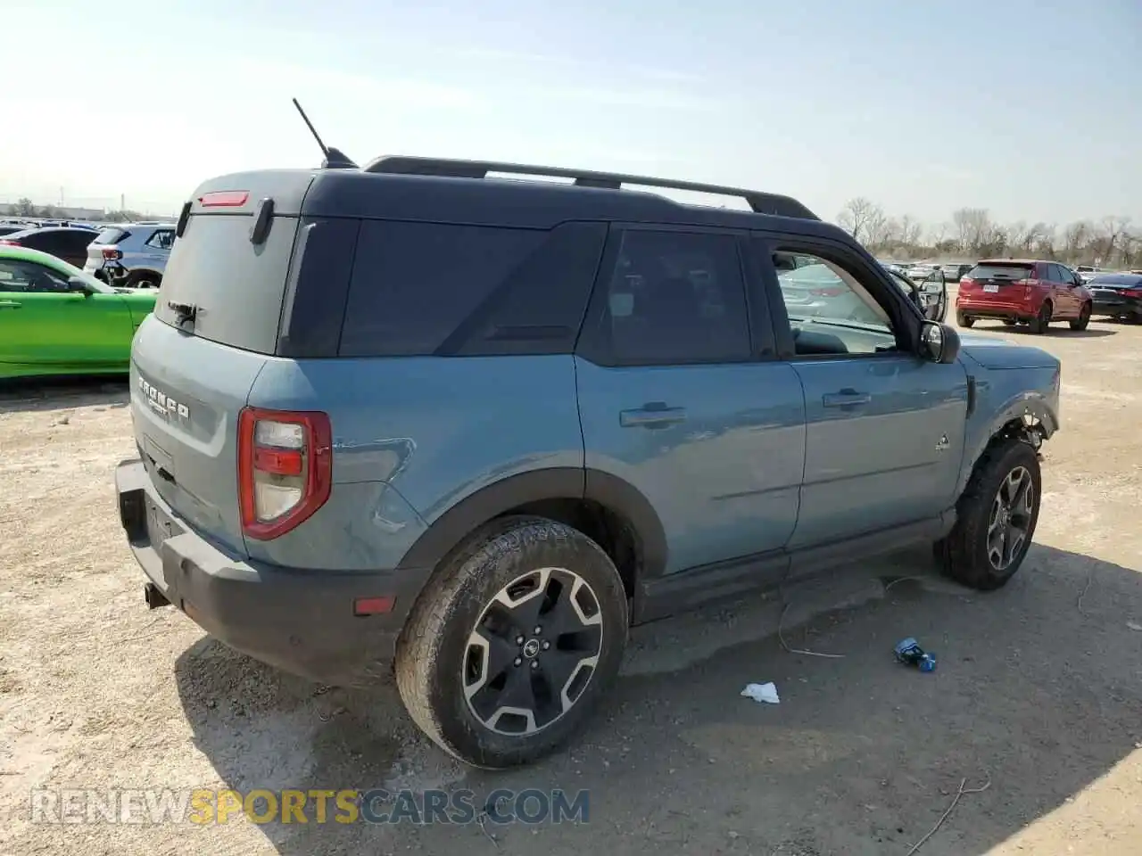 3 Photograph of a damaged car 3FMCR9C60MRA14196 FORD BRONCO 2021
