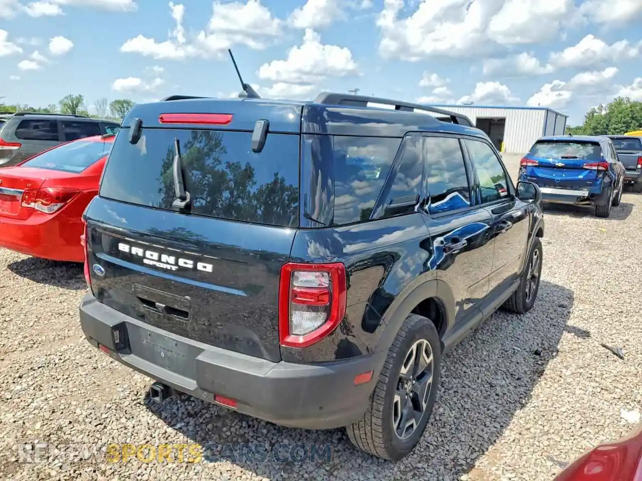 3 fotografías del automóvil dañado 3FMCR9C60MRA29944 FORD BRONCO 2021