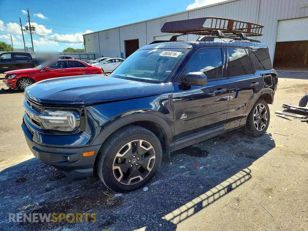 1 Photograph of a damaged car 3FMCR9C62MRA73427 FORD BRONCO 2021