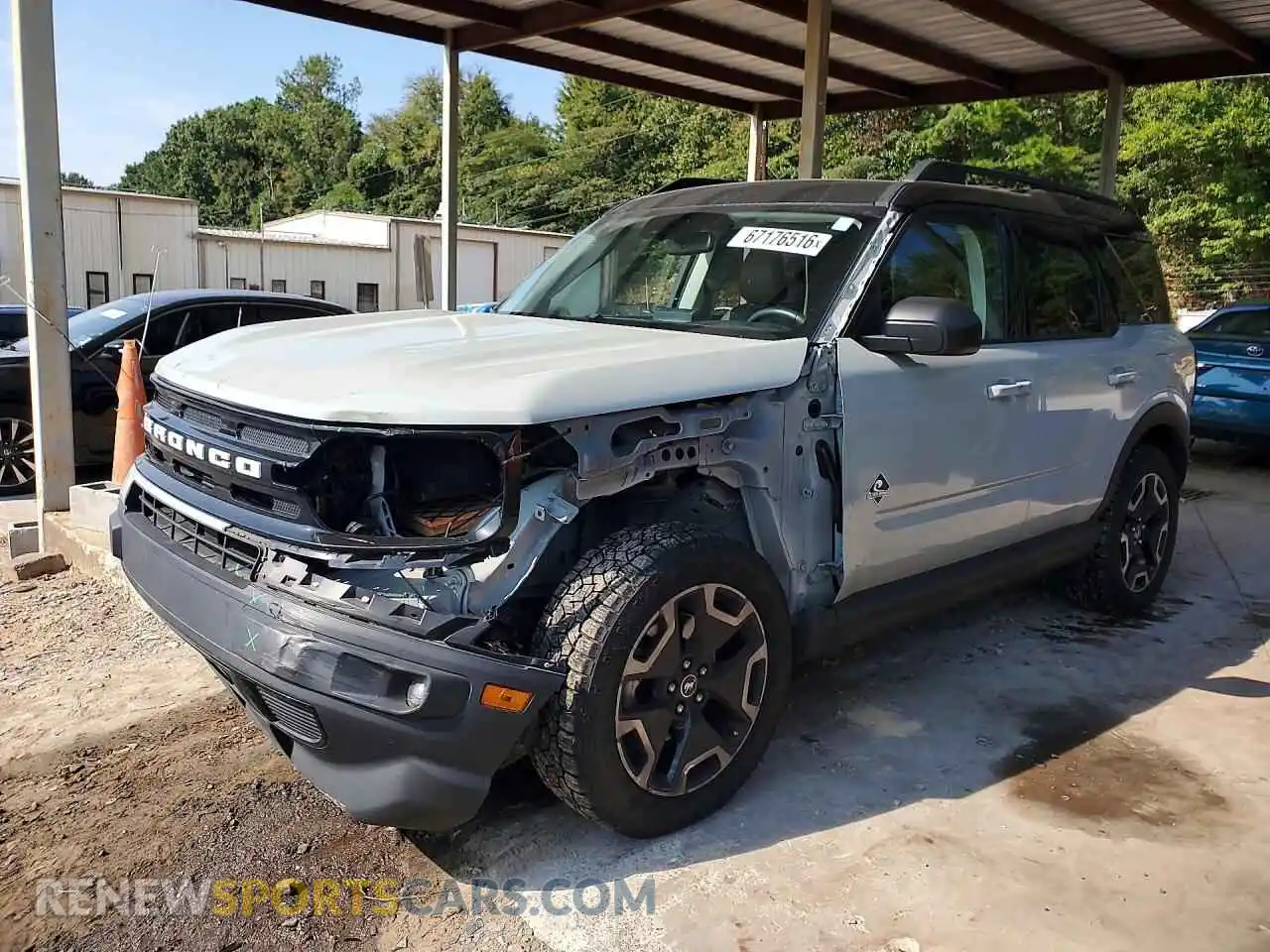1 Photograph of a damaged car 3FMCR9C65MRA70621 FORD BRONCO 2021