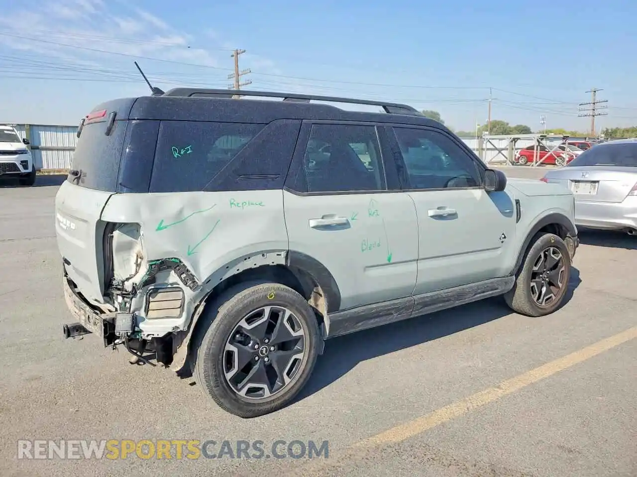 3 Фотография поврежденного автомобиля 3FMCR9C69MRA06520 FORD BRONCO 2021