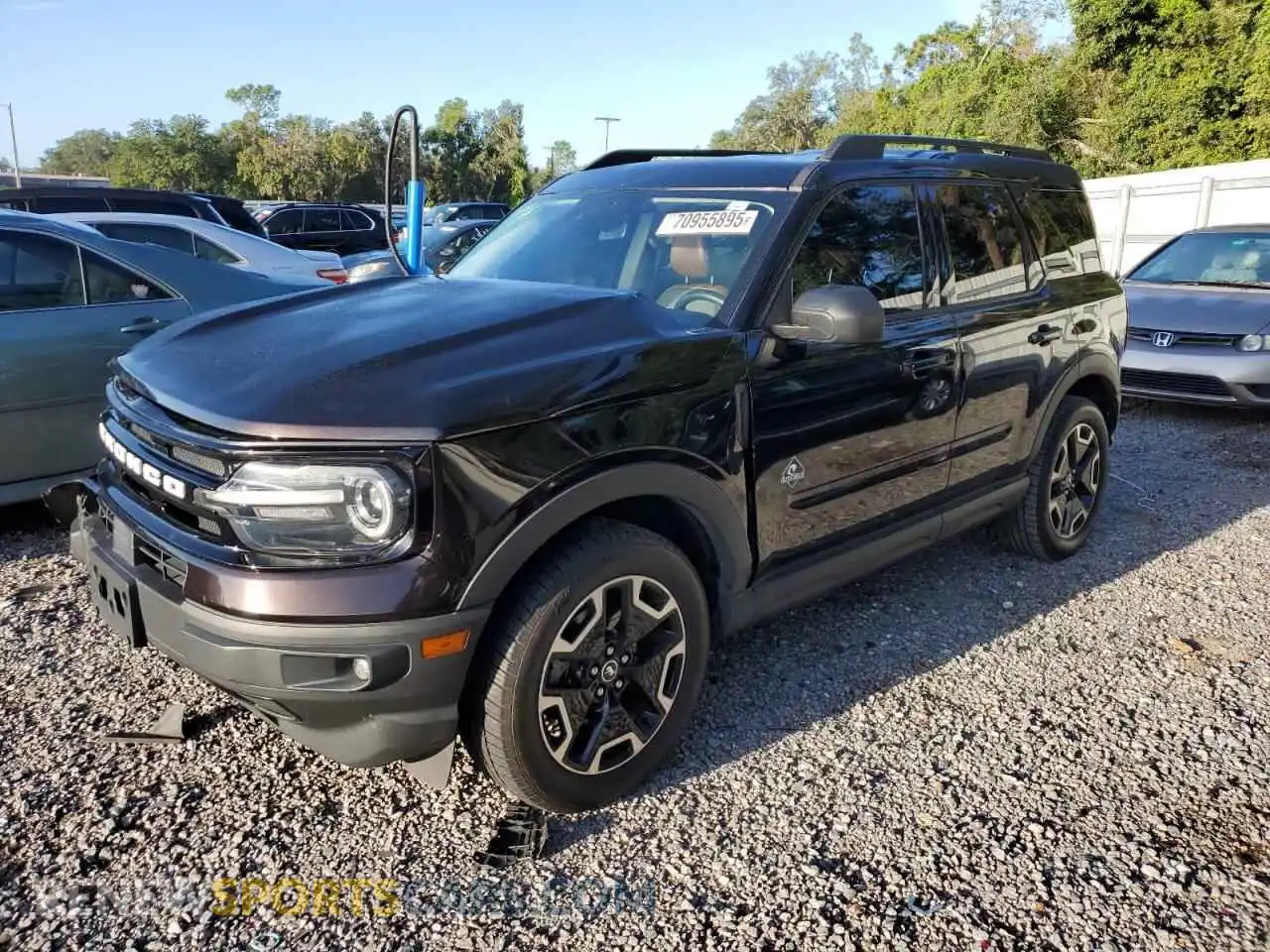 1 Photograph of a damaged car 3FMCR9C6XMRA34925 FORD BRONCO 2021