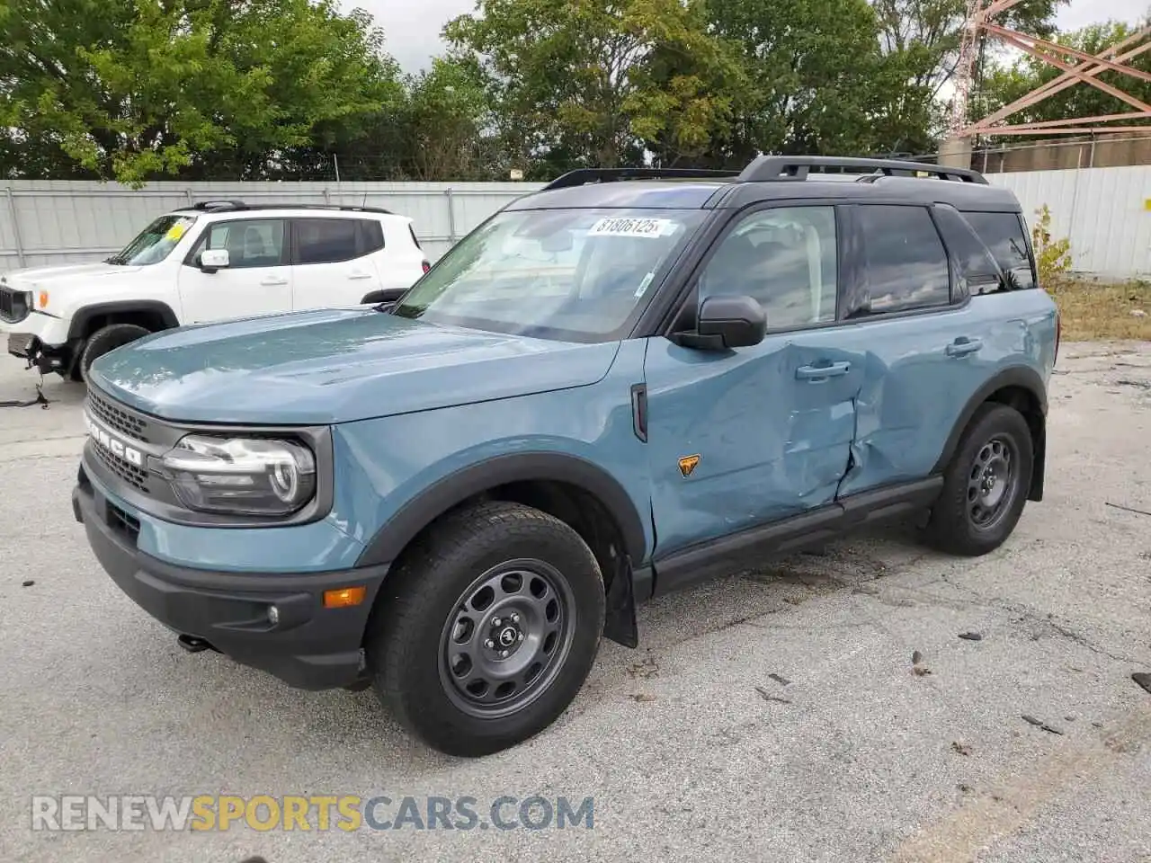 1 Photograph of a damaged car 3FMCR9D90MRA52004 FORD BRONCO 2021