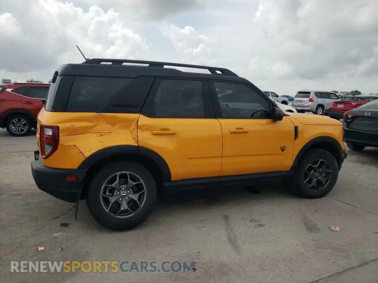 3 Photograph of a damaged car 3FMCR9D90MRA78327 FORD BRONCO 2021