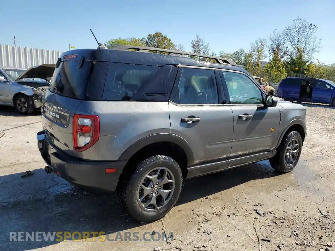 3 Photograph of a damaged car 3FMCR9D93MRA04545 FORD BRONCO 2021