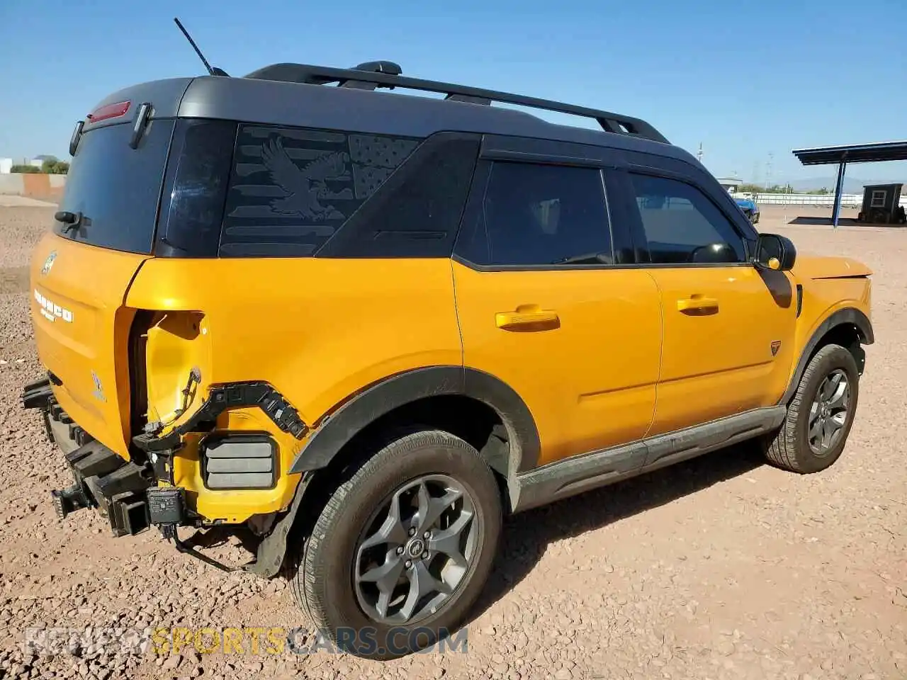 3 Photograph of a damaged car 3FMCR9D93MRA67631 FORD BRONCO 2021