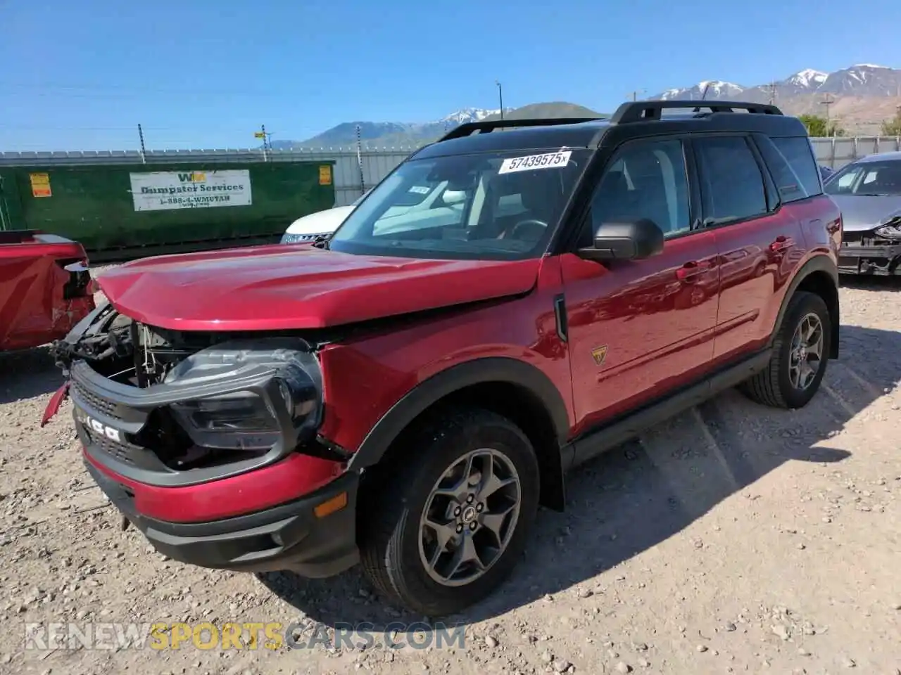 1 Photograph of a damaged car 3FMCR9D94MRA70120 FORD BRONCO 2021