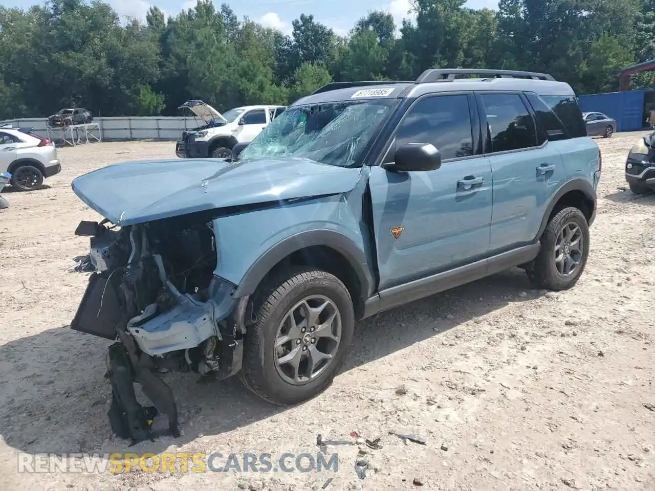 1 Photograph of a damaged car 3FMCR9D94MRA86866 FORD BRONCO 2021