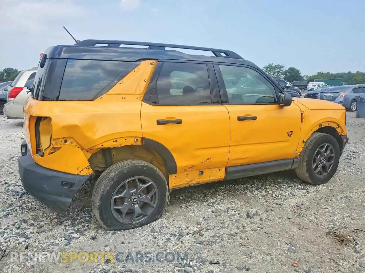 3 Фотография поврежденного автомобиля 3FMCR9D97MRA61086 FORD BRONCO 2021
