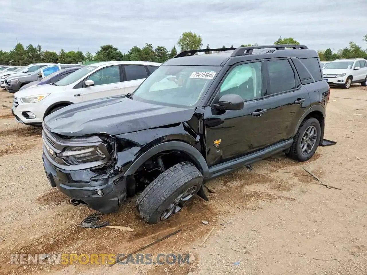 1 Photograph of a damaged car 3FMCR9D97MRB34733 FORD BRONCO 2021