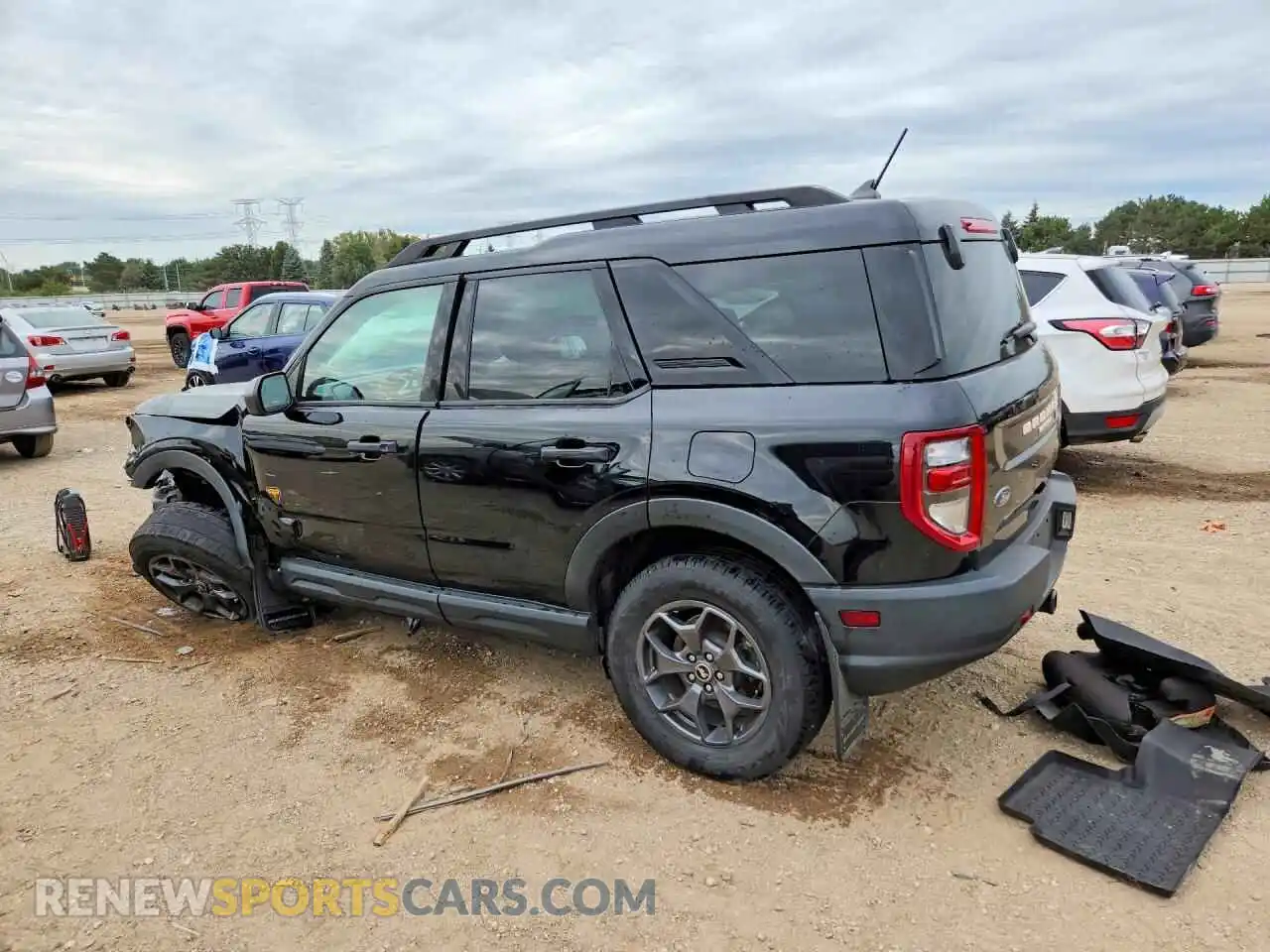 2 Photograph of a damaged car 3FMCR9D97MRB34733 FORD BRONCO 2021