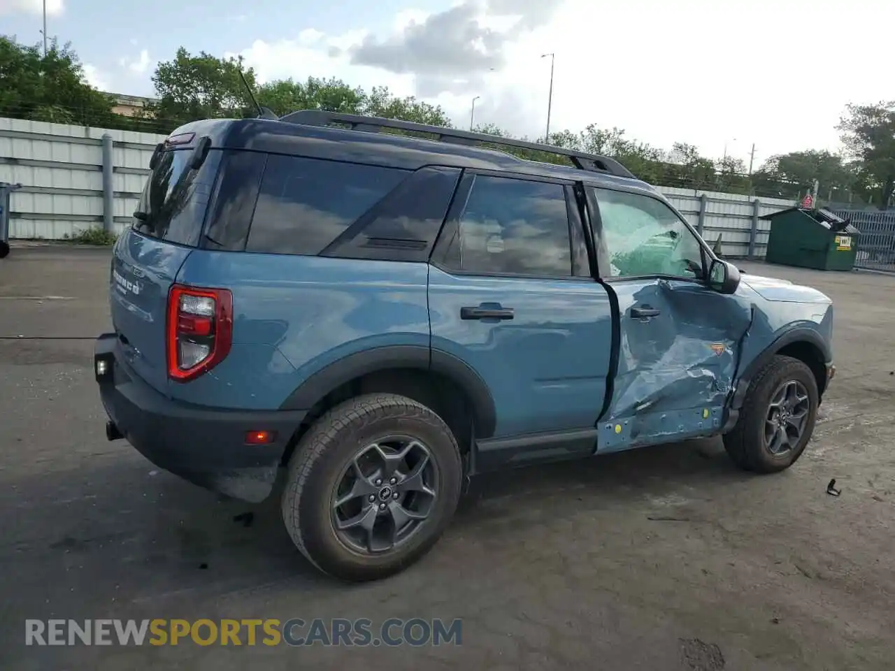 3 Photograph of a damaged car 3FMCR9D99MRA82392 FORD BRONCO 2021