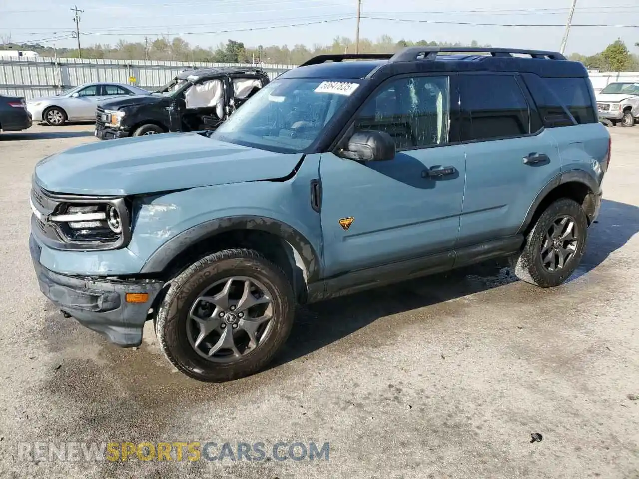 1 Photograph of a damaged car 3FMCR9D99MRB07775 FORD BRONCO 2021