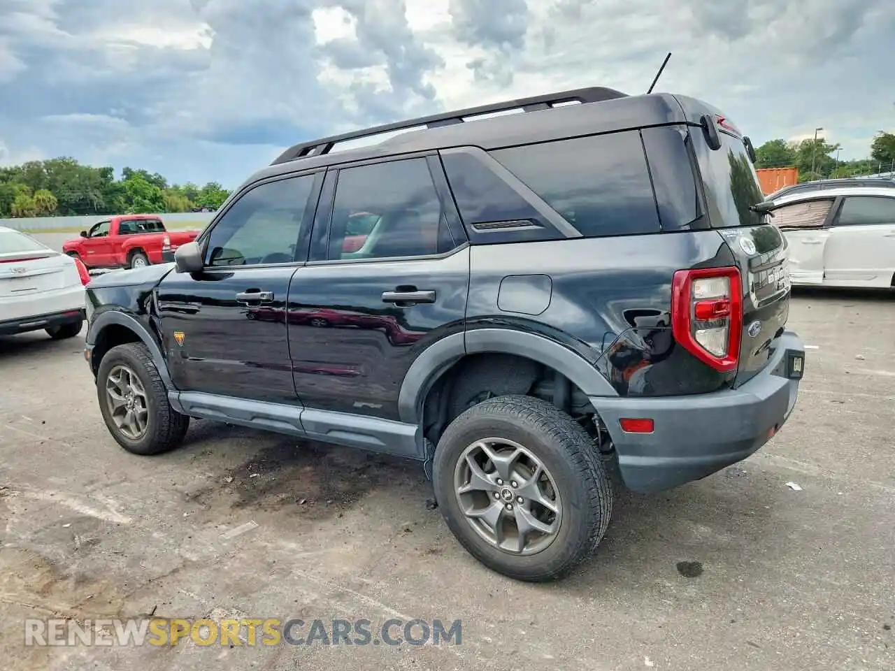 2 fotografías del automóvil dañado 3FMCR9D9XMRA14442 FORD BRONCO 2021
