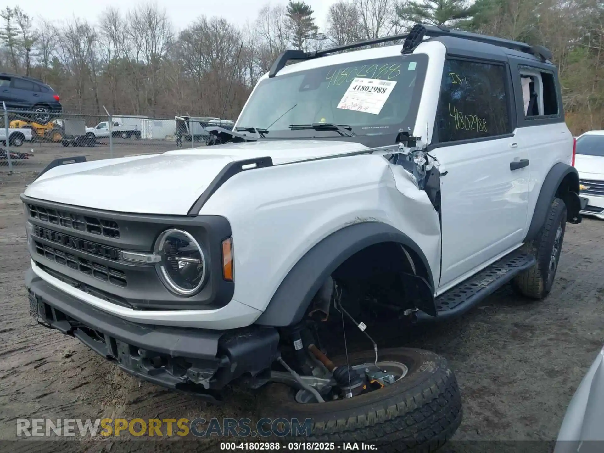 2 Photograph of a damaged car 1FMDE5AH2NLB64677 FORD BRONCO 2022