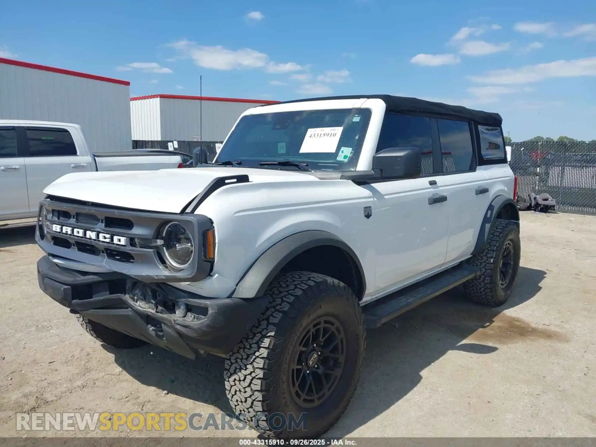 2 Photograph of a damaged car 1FMDE5BH1NLB12357 FORD BRONCO 2022