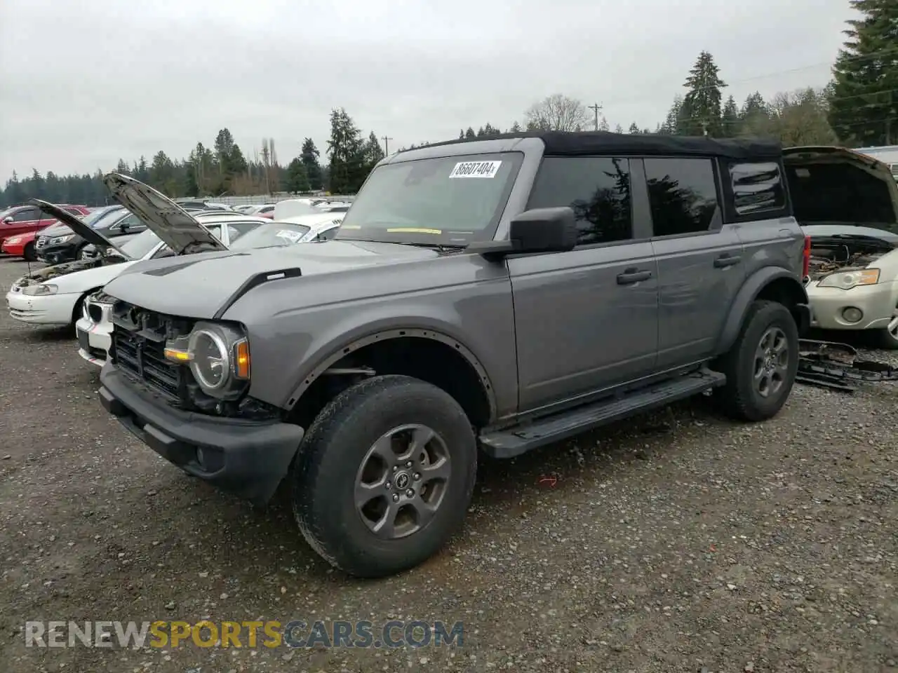 1 Photograph of a damaged car 1FMDE5BH3NLB18600 FORD BRONCO 2022