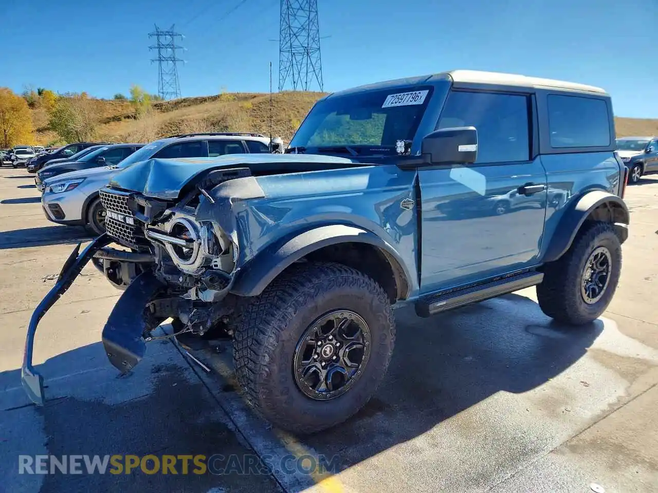 1 fotografías del automóvil dañado 1FMDE5CP2NLB57149 FORD BRONCO 2022