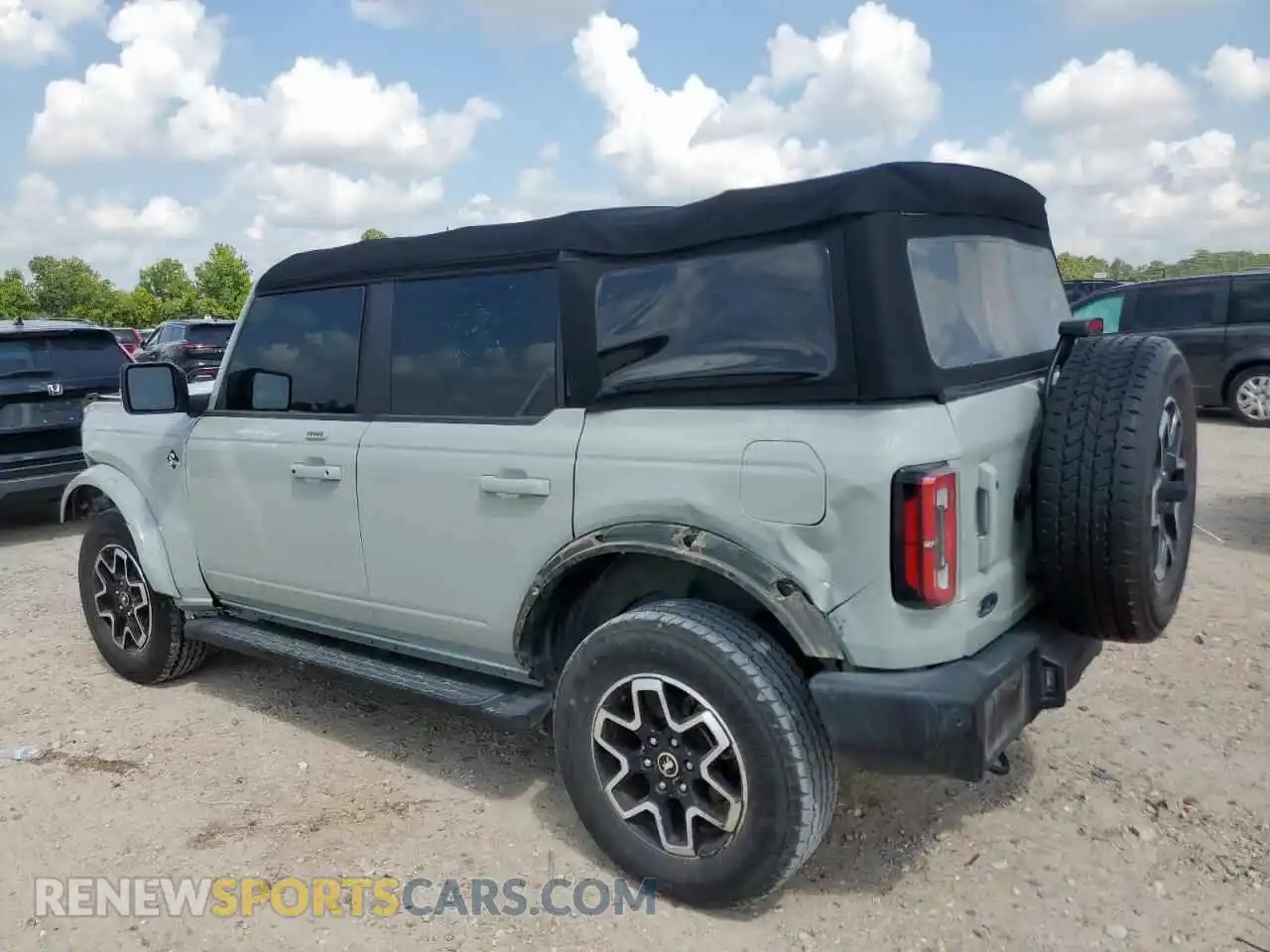 2 Photograph of a damaged car 1FMDE5DH4NLB78821 FORD BRONCO 2022